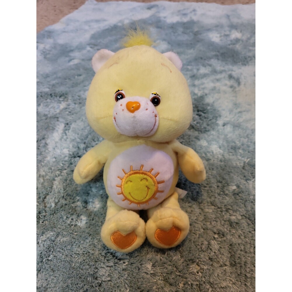 Yellow Care Bear Plush Stuffed Animal Toy